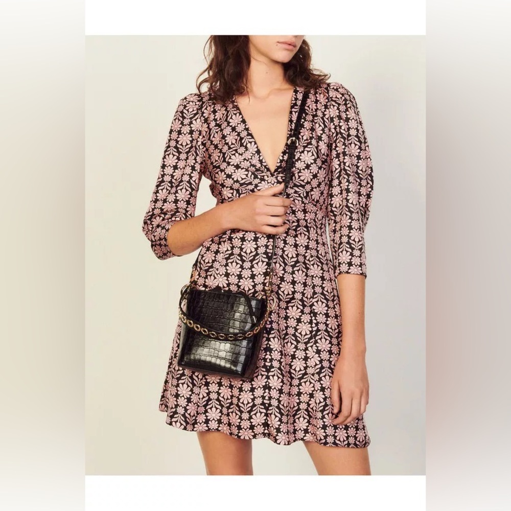 NWOT Sandro silk dress